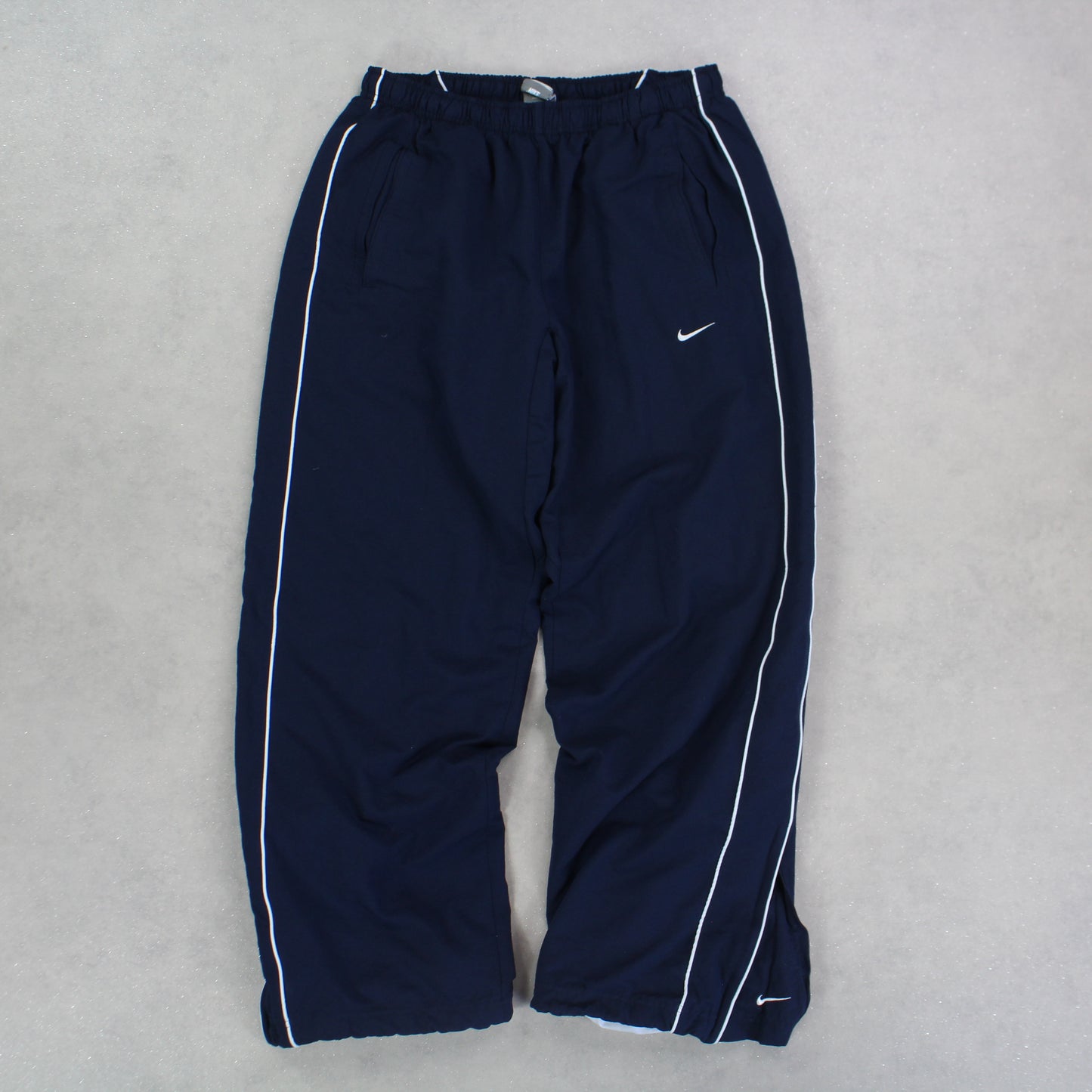 RARE 2000s Nike Trackpants Navy - (S)