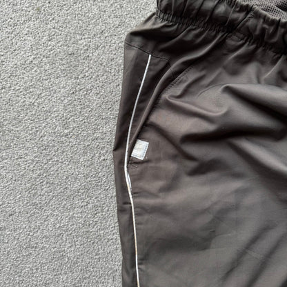 RARE 2000s Baggy Nike Trackpants Light Brown - (M)