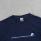 Vintage 00s Nike Air T-Shirt Navy - (M)