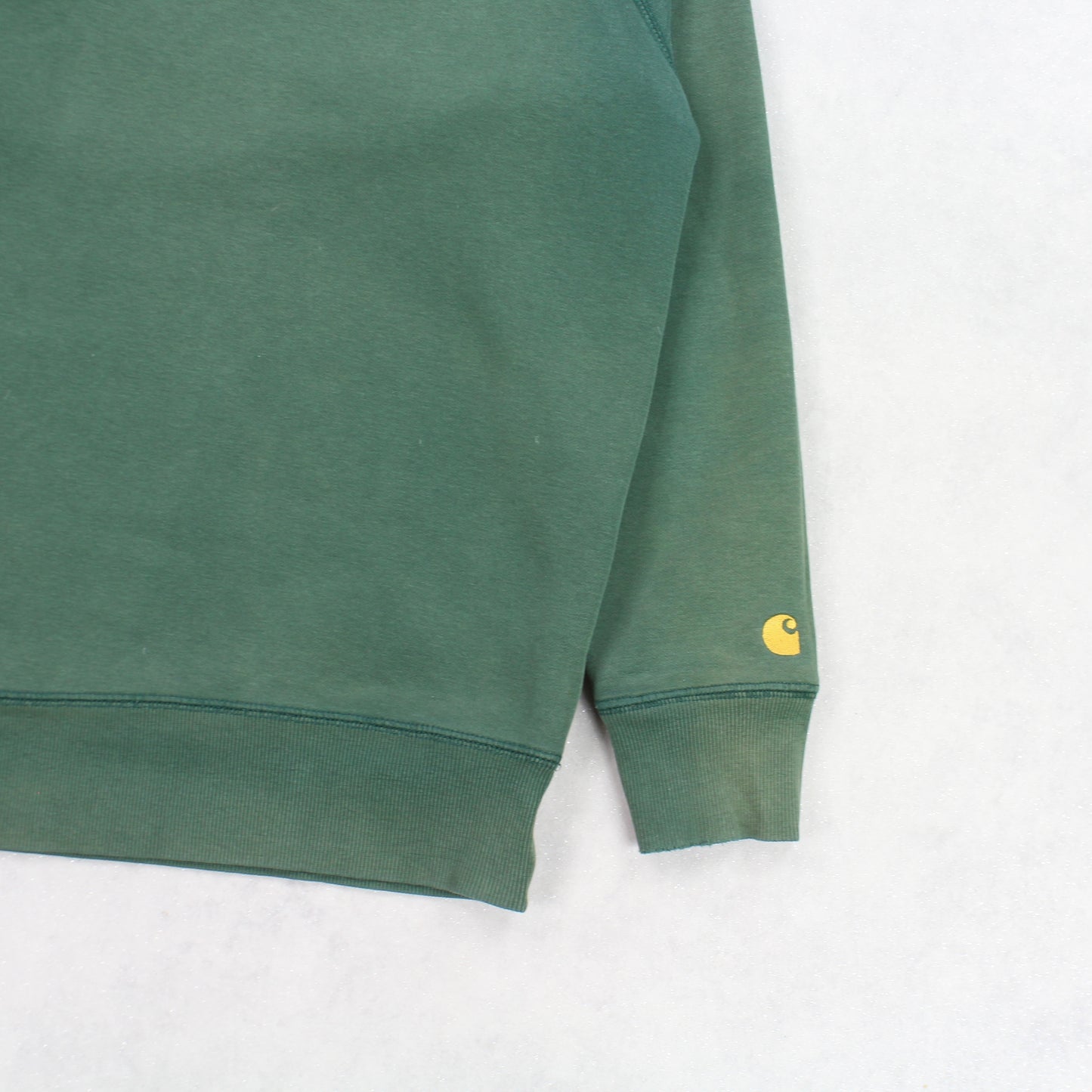 Vintage Carhartt Sweatshirt Green - (S)