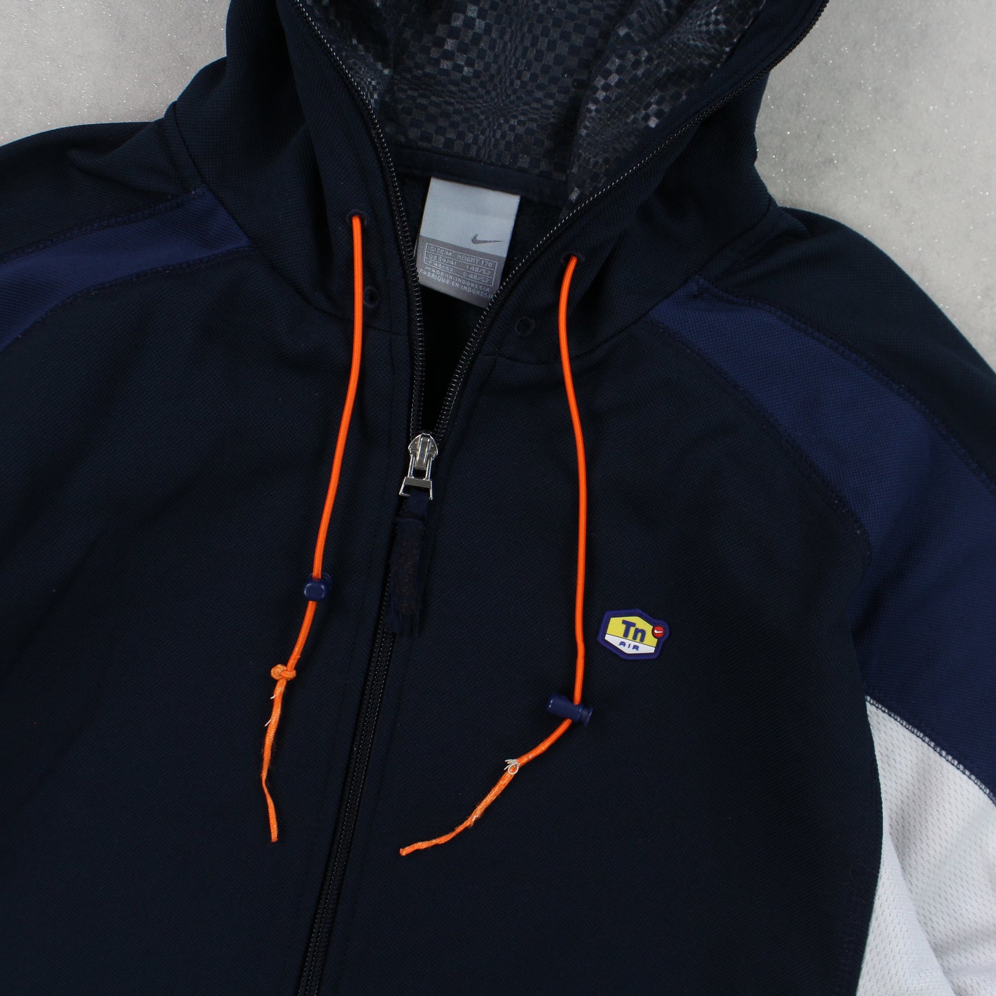 SUPER RARE 00s Nike TN Zip Hoodie Navy - (M)