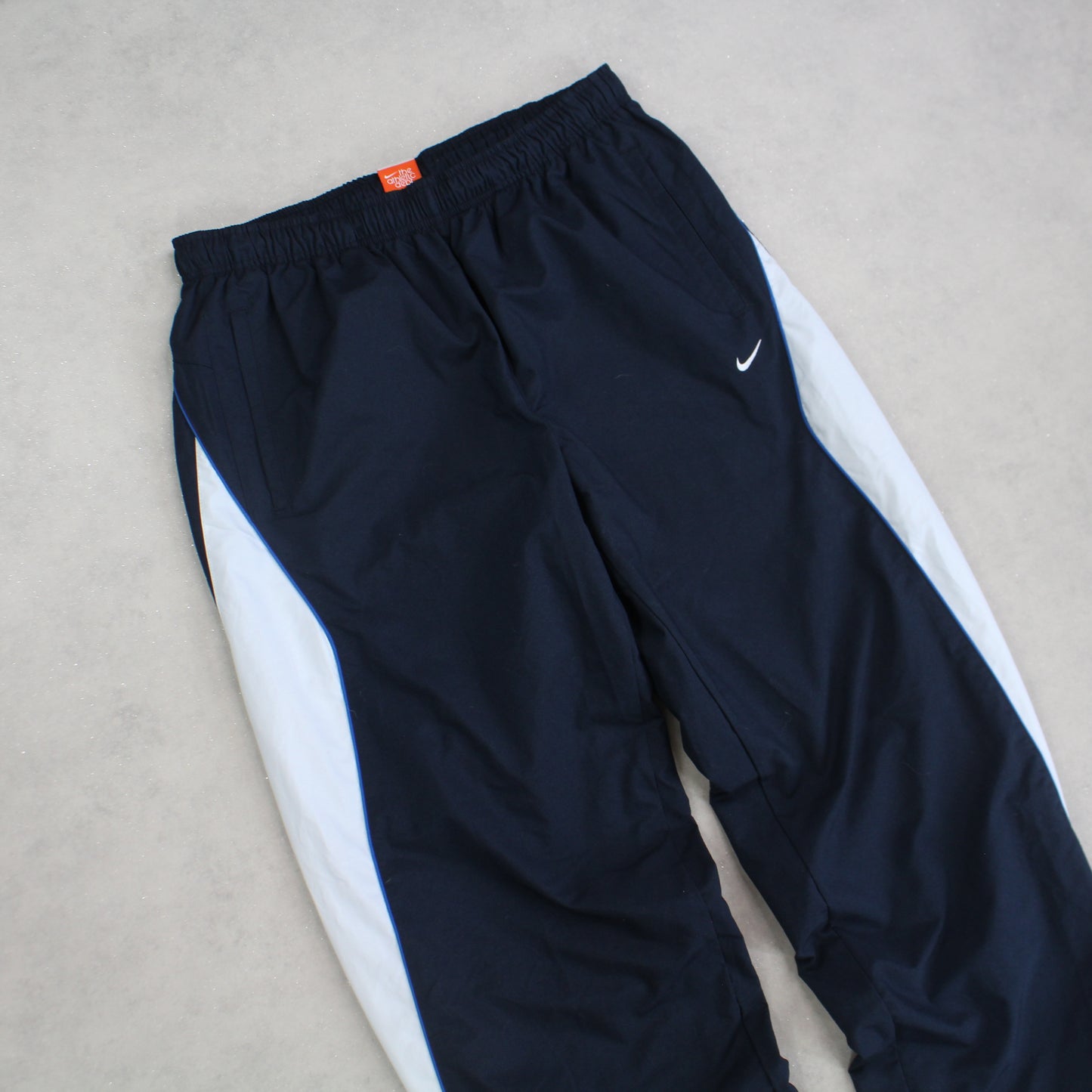 RARE 2000s Baggy Nike Trackpants Navy - (L)