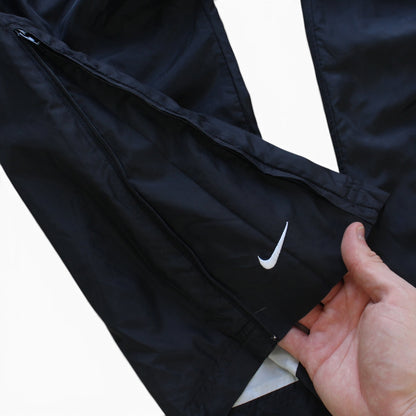 SUPER RARE 2000s Nike Trackpants Black - (M)