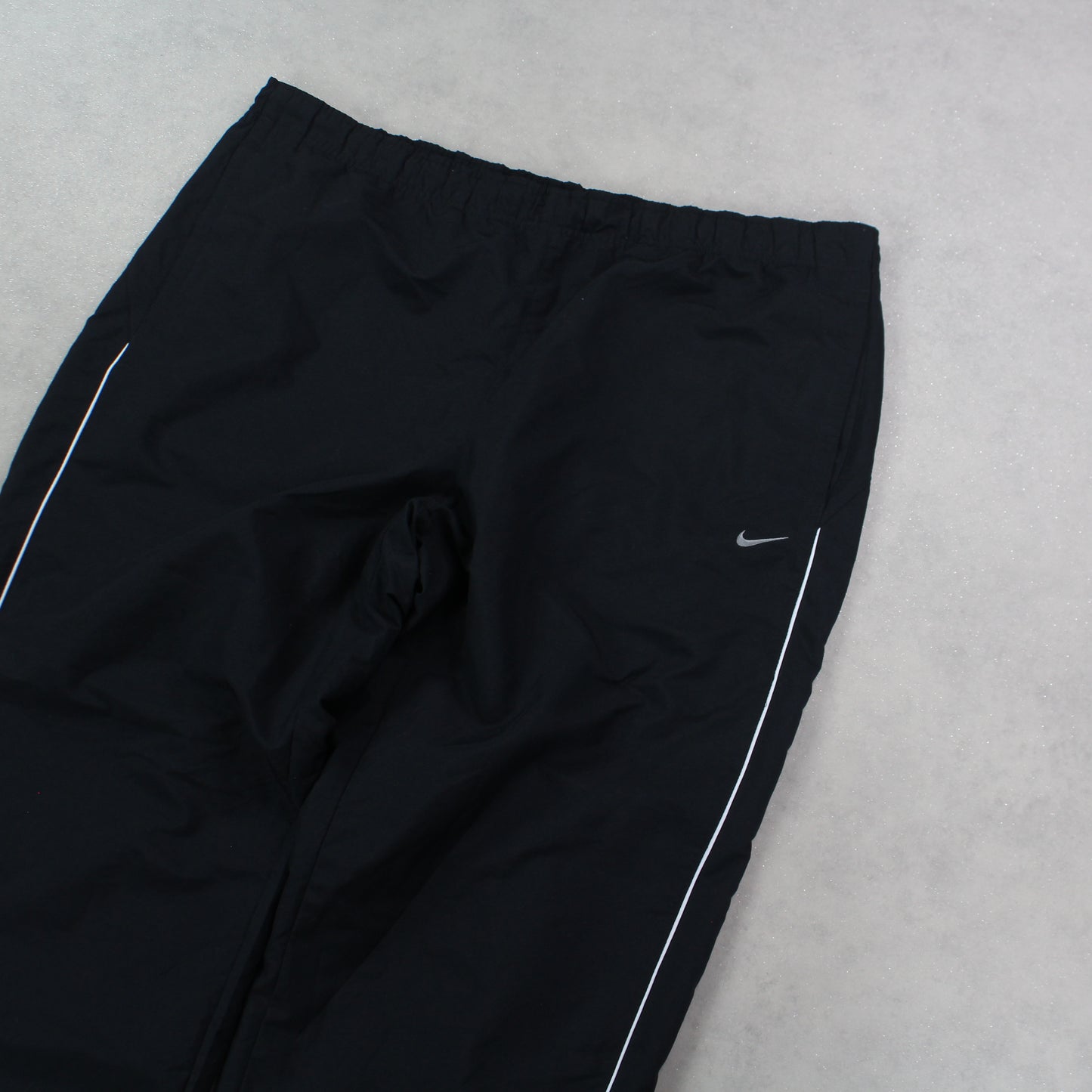 RARE 00s Nike Trackpants Black - (XL)