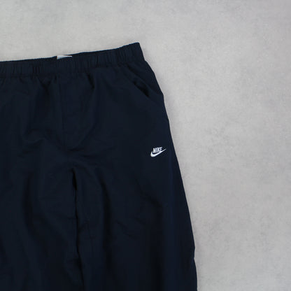 RARE 00s Nike Trackpants Navy - (S)