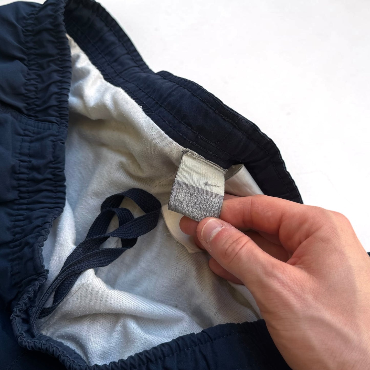 RARE 2000s Nike Trackpants Navy - (L)