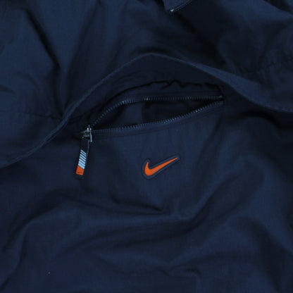 SUPER RARE 2000s Nike Reversible Jacket / Fleece Navy - (L)