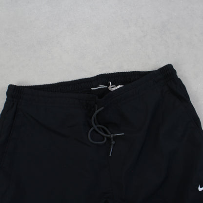 RARE 00s Nike Trackpants Black - (XS)