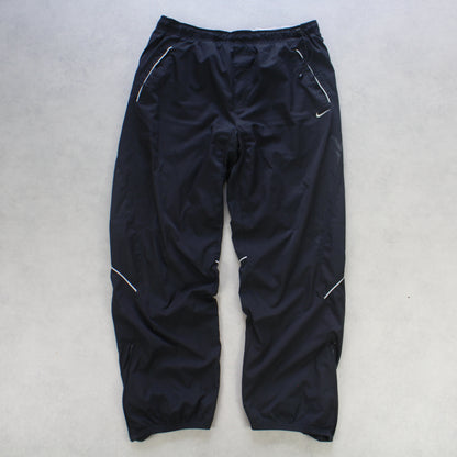 RARE 2000s Nike Trackpants Black - (L)