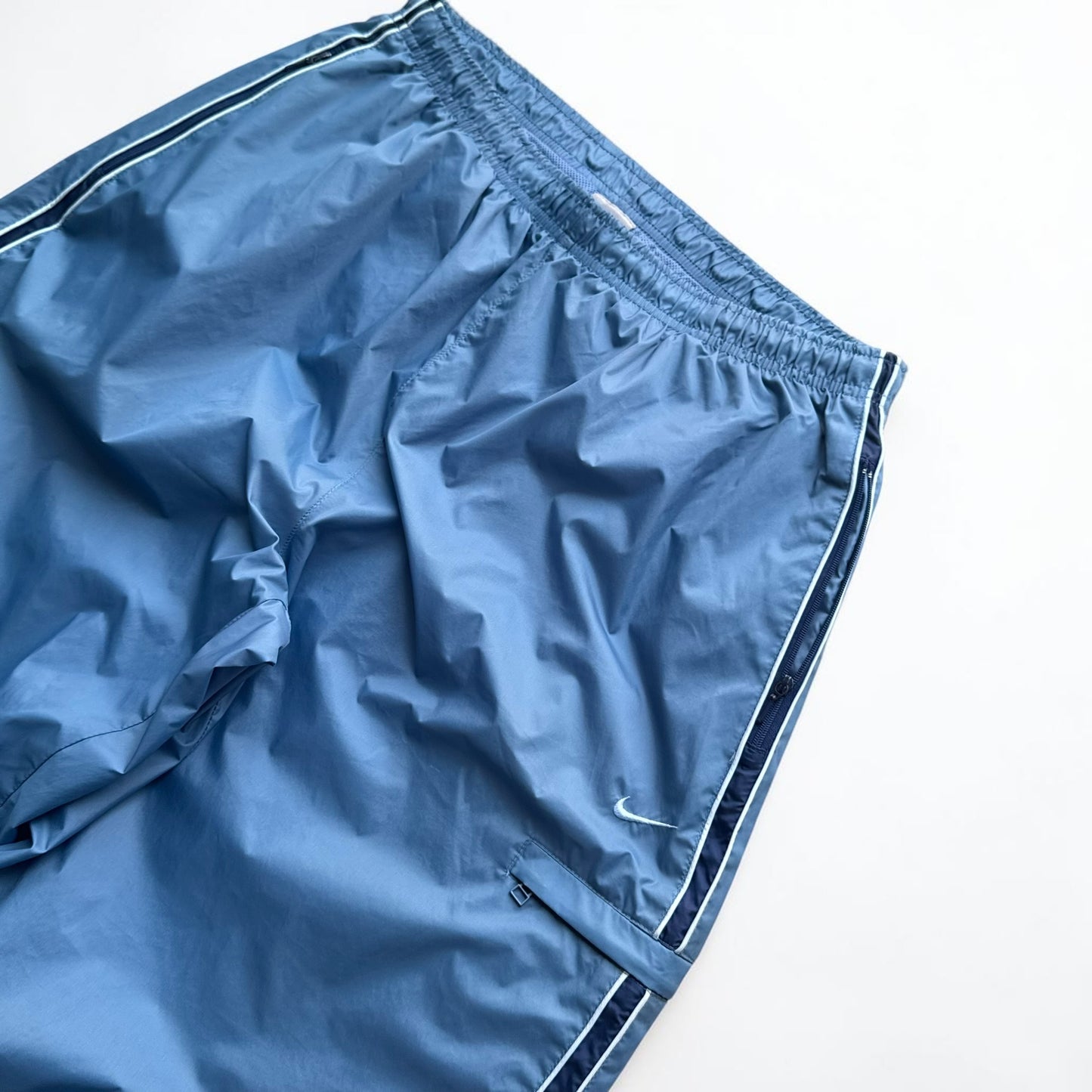 RARE 2000s Baggy Nike Trackpants Blue *PREMIUM* - (L)