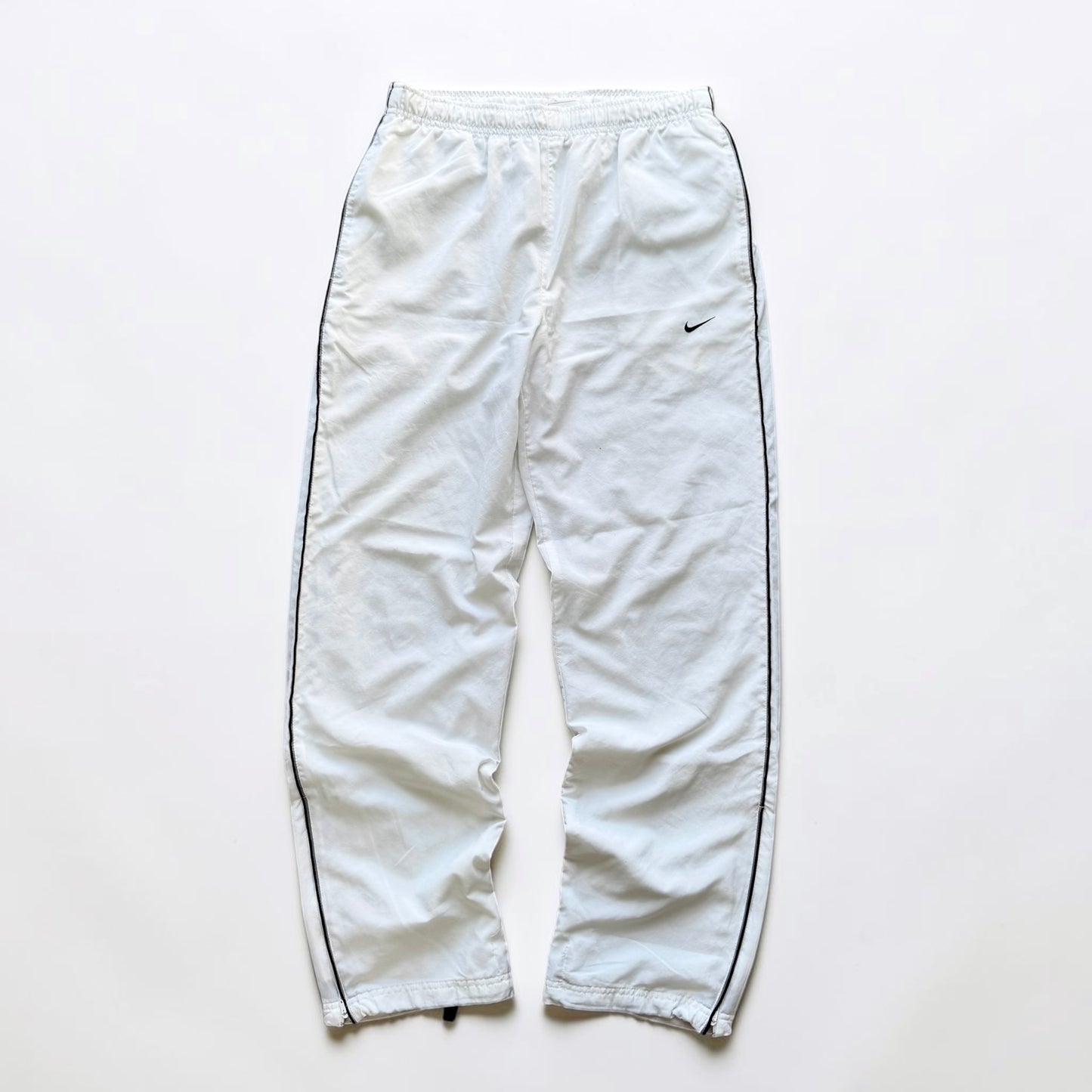 RARE 2000s Nike Trackpants White - (S)