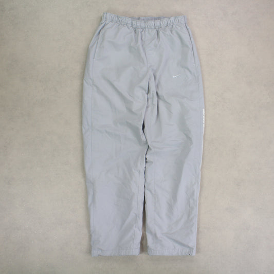 RARE 00s Nike Trackpants Grey - (M)