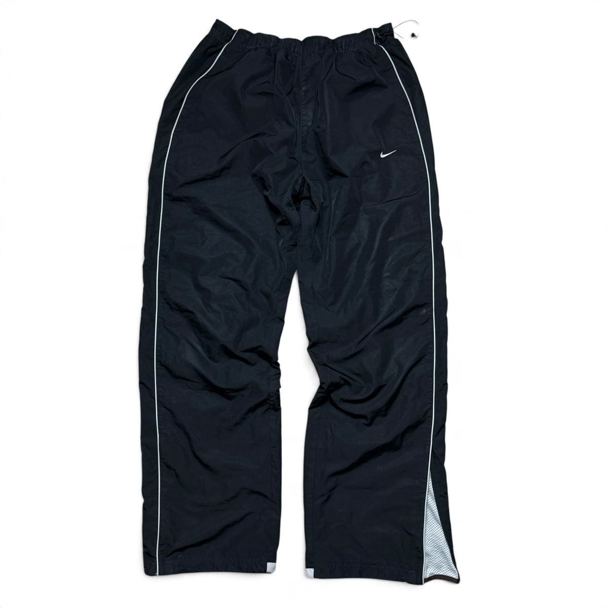 RARE 2000s Baggy Nike Trackpants Black - (L)