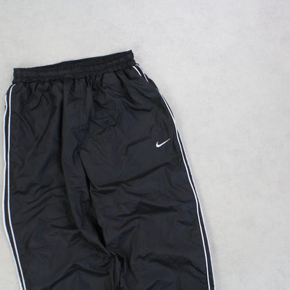 SUPER RARE 00s Nike Trackpants Black - (XS/S)