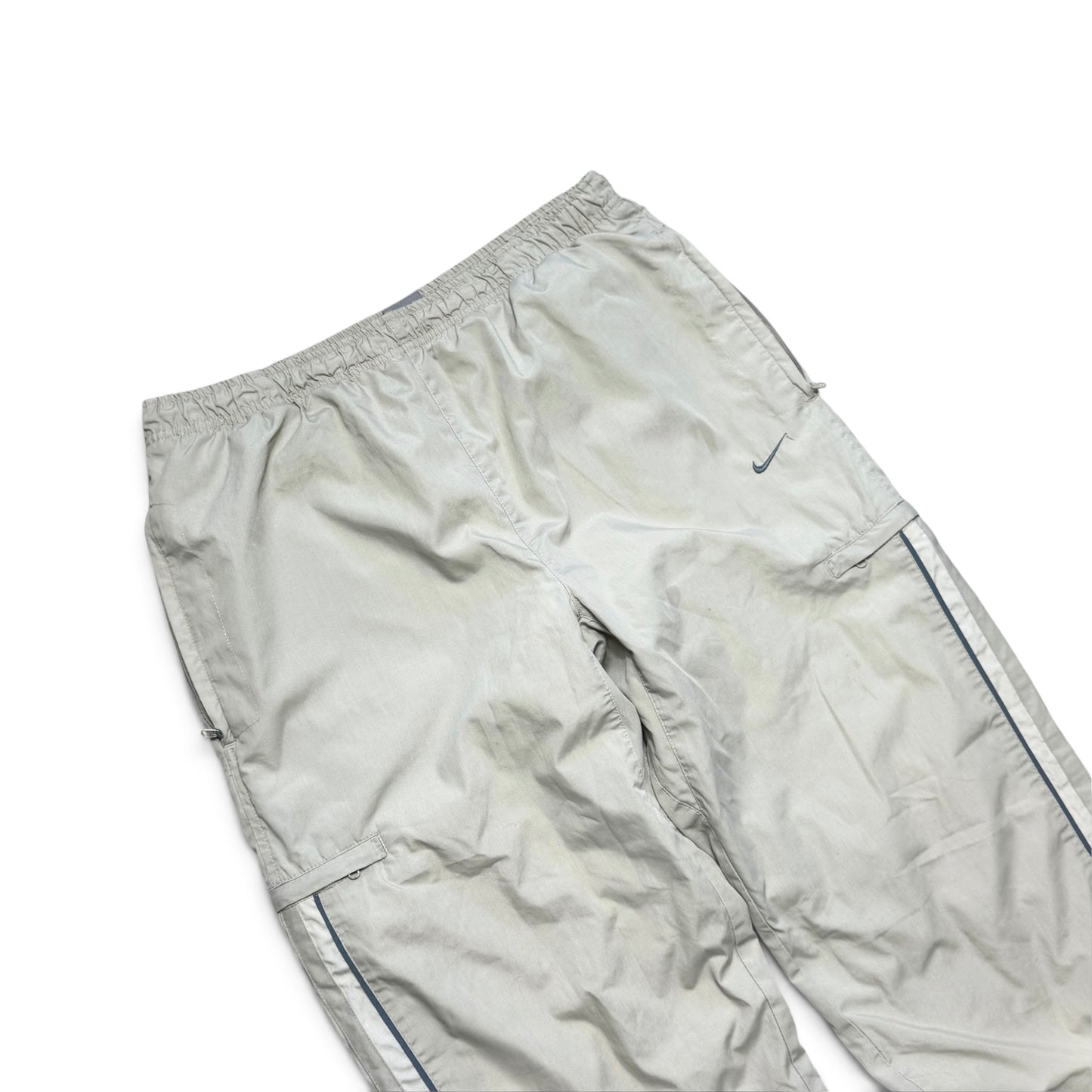 2000s Nike Trackpants Cream - (L)