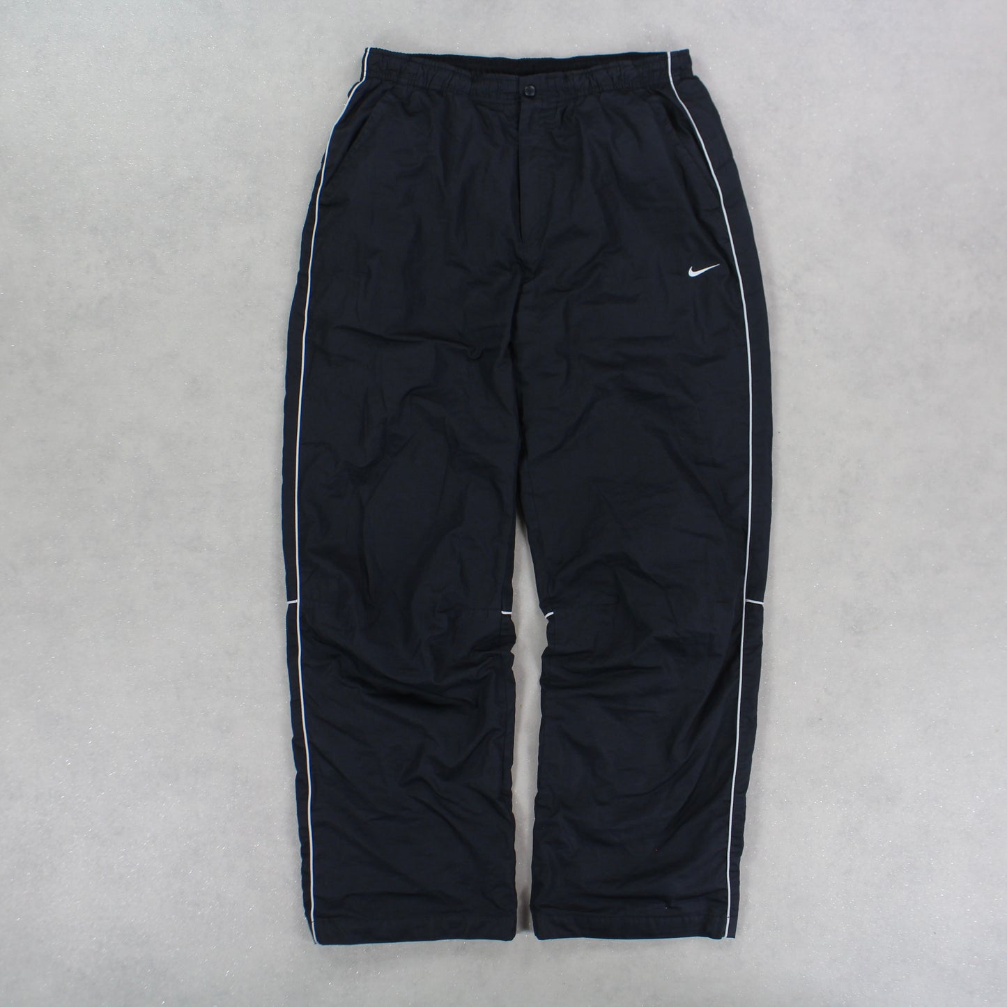 RARE 00s Nike Trackpants Black - (S)