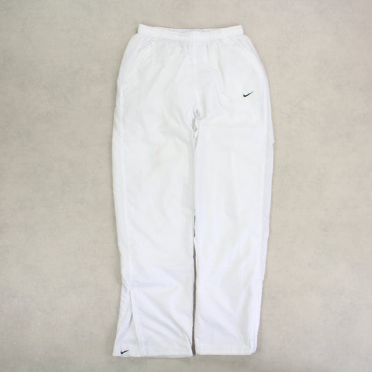 RARE 00s Nike Trackpants White - (S)