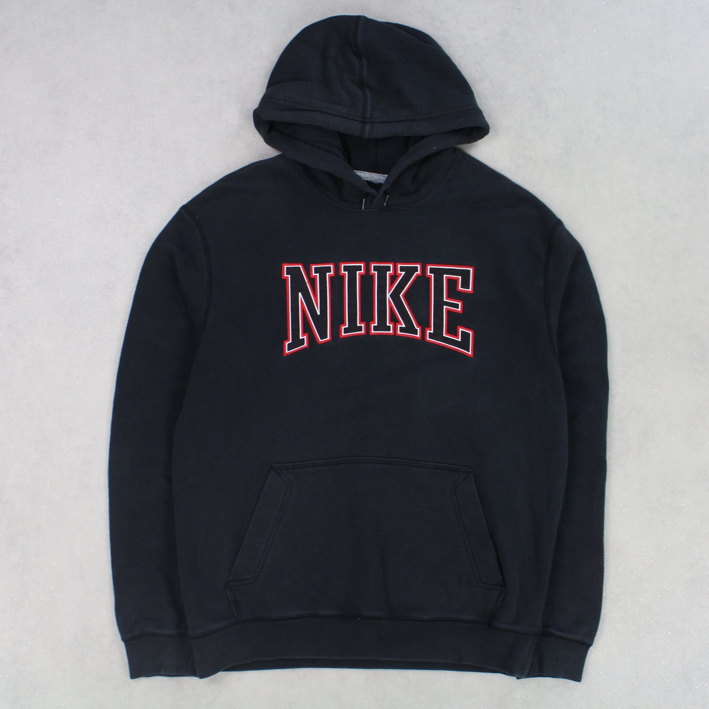 RARE Vintage 00s Nike Spell Out Hoodie Black - (S)