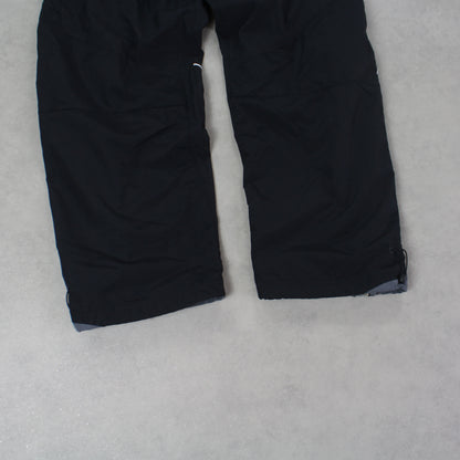 RARE 2000s Baggy Nike Trackpants Black - (M)