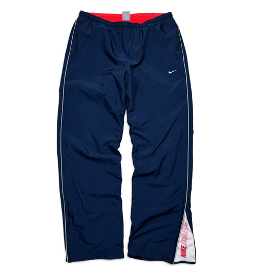 SUPER RARE 2000s Nike Trackpants Navy - (L)