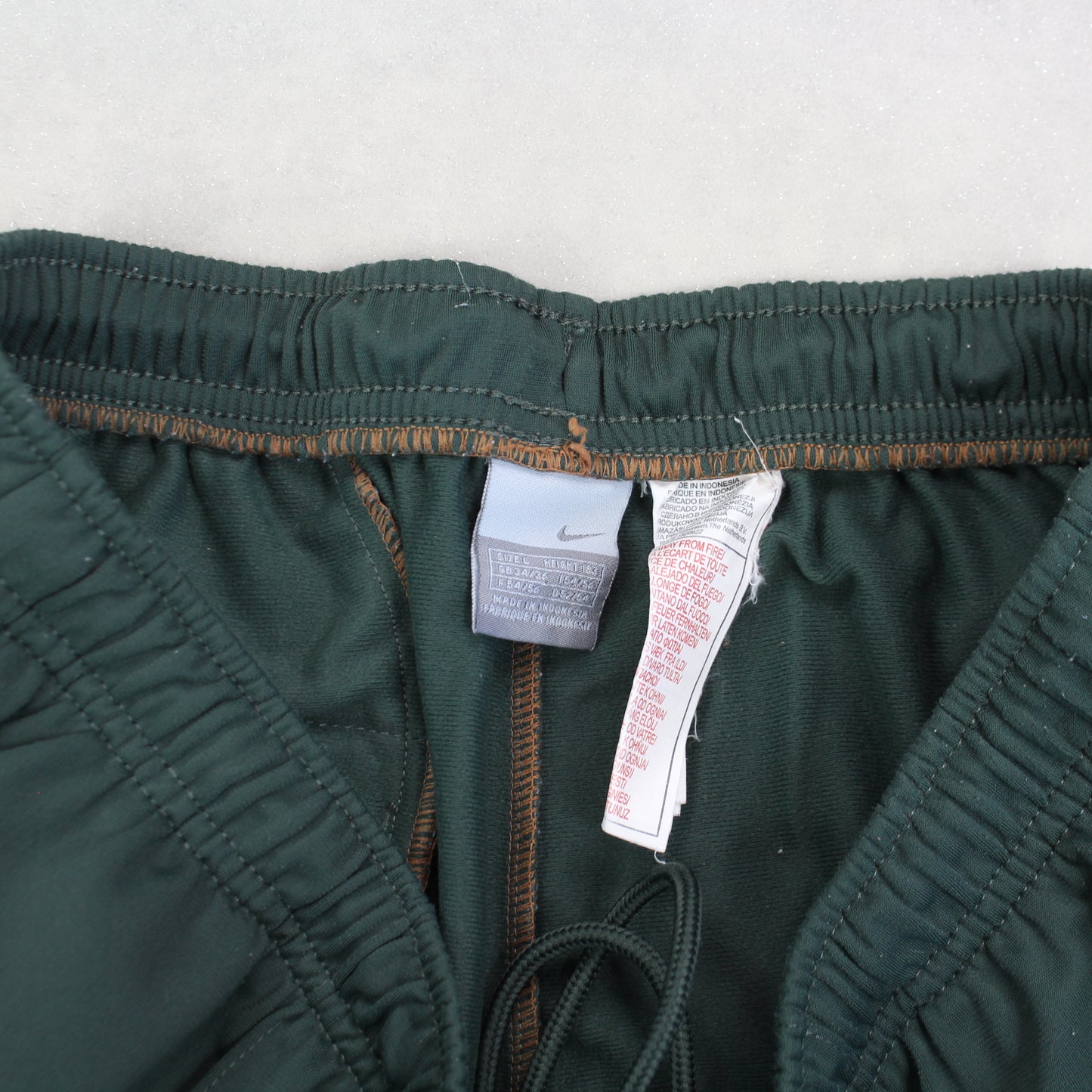 SUPER RARE Vintage 00s Nike Trackpants Green - (M)