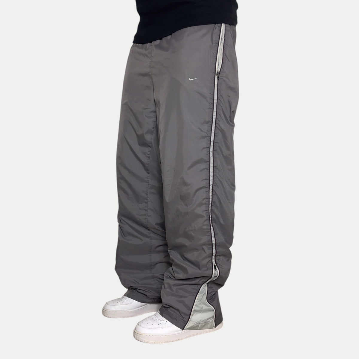 2000s Nike Trackpants Grey - (L)