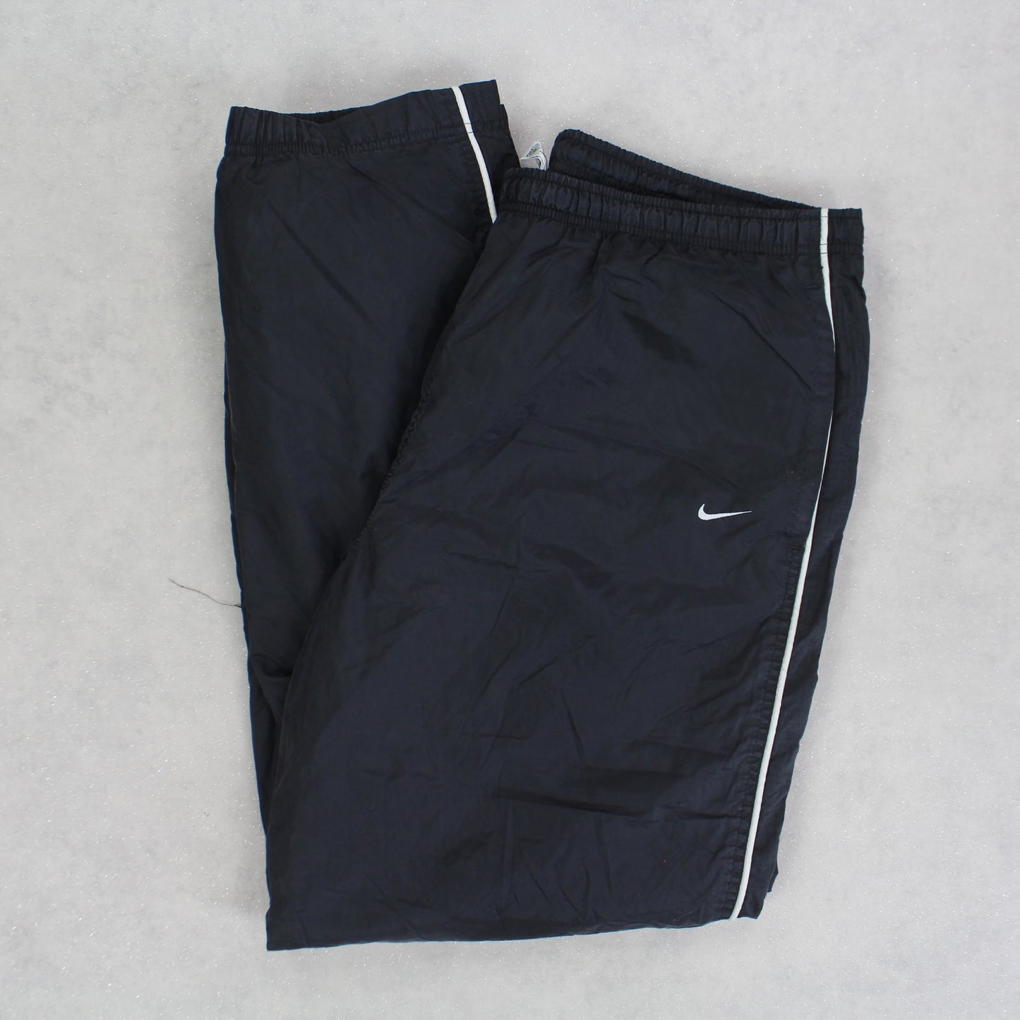 RARE Vintage 00s Nike Trackpants Black - (XXL)