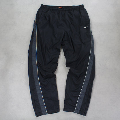 RARE 2000s Nike Trackpants Black - (L)