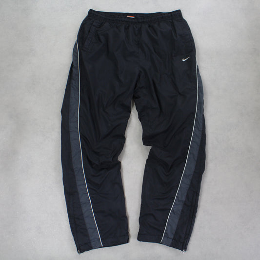 RARE 2000s Nike Trackpants Black - (L)