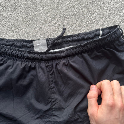 SUPER RARE 2000s Nike Trackpants Black - (L)