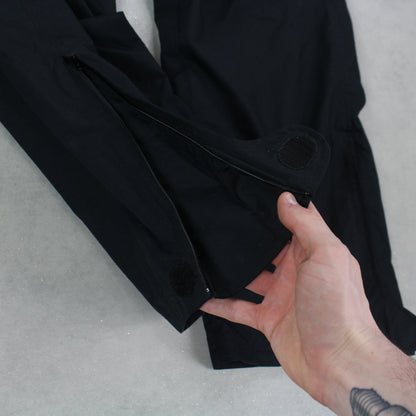 RARE 00s Baggy Nike Trackpants Black - (L)