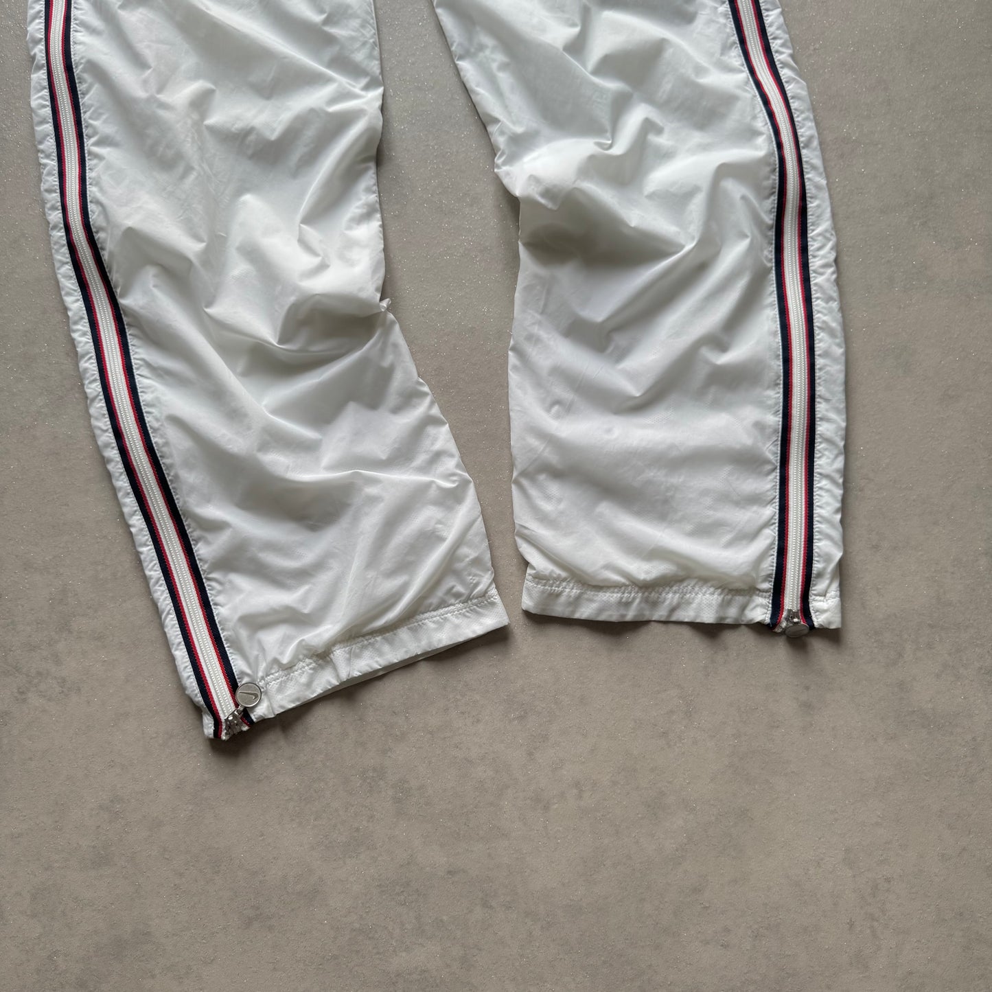 RARE 2000s Nike Trackpants White - (L)