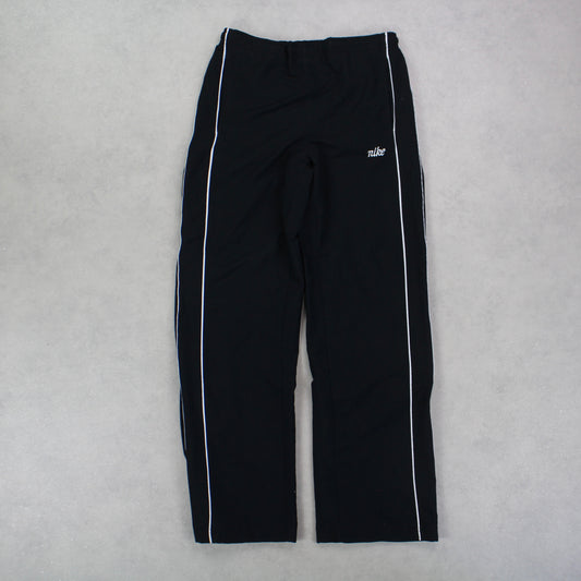 RARE 00s Nike Trackpants Black - (S)