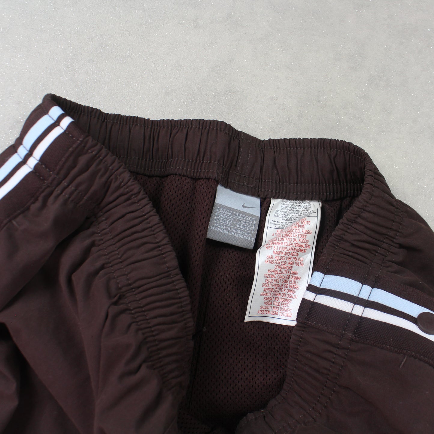 SUPER RARE 00s Nike Trackpants Brown - (M)