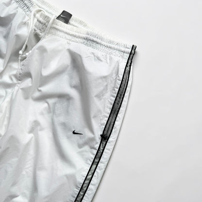 SUPER RARE 2000s Nike Trackpants White *PREMIUM* - (L)