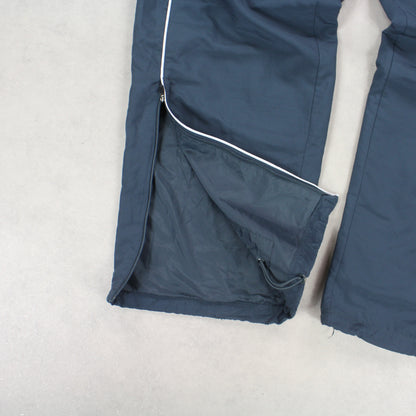 RARE 00s Baggy Nike Trackpants Grey - (M)