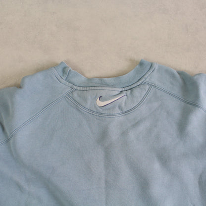 SUPERSELTENES Nike-Sweatshirt aus den 1990ern, Blau – (M)