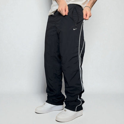 RARE 2000s Nike Trackpants Black - (M)