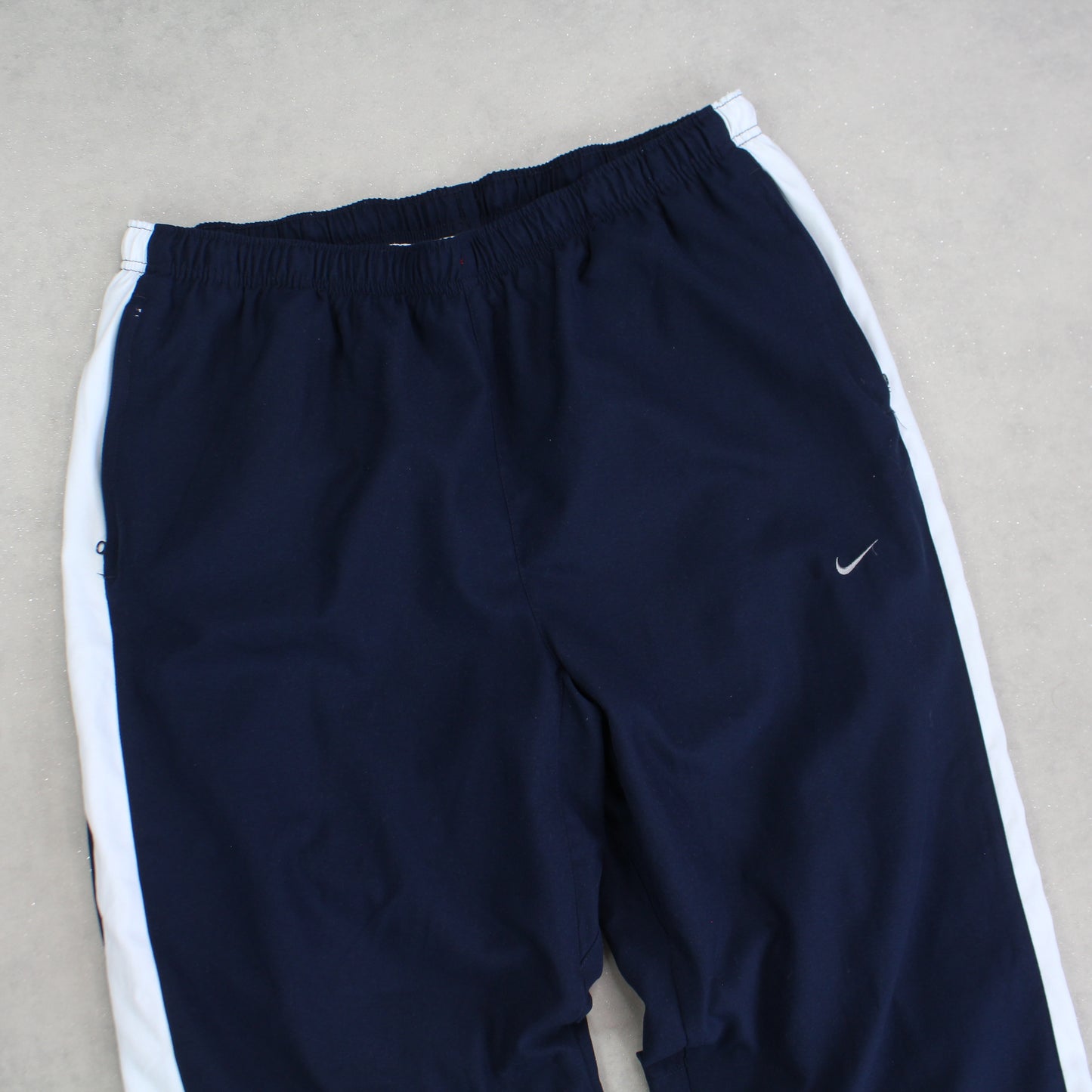 RARE 2000s Baggy Nike Trackpants Navy - (XL)
