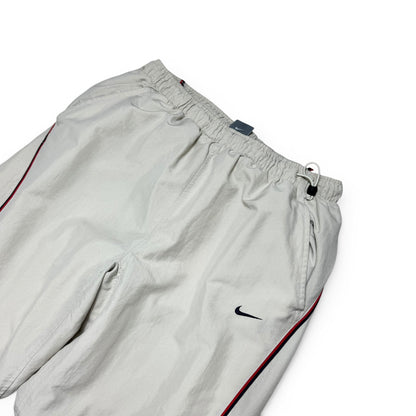 RARE 2000s Nike Trackpants Cream - (M)