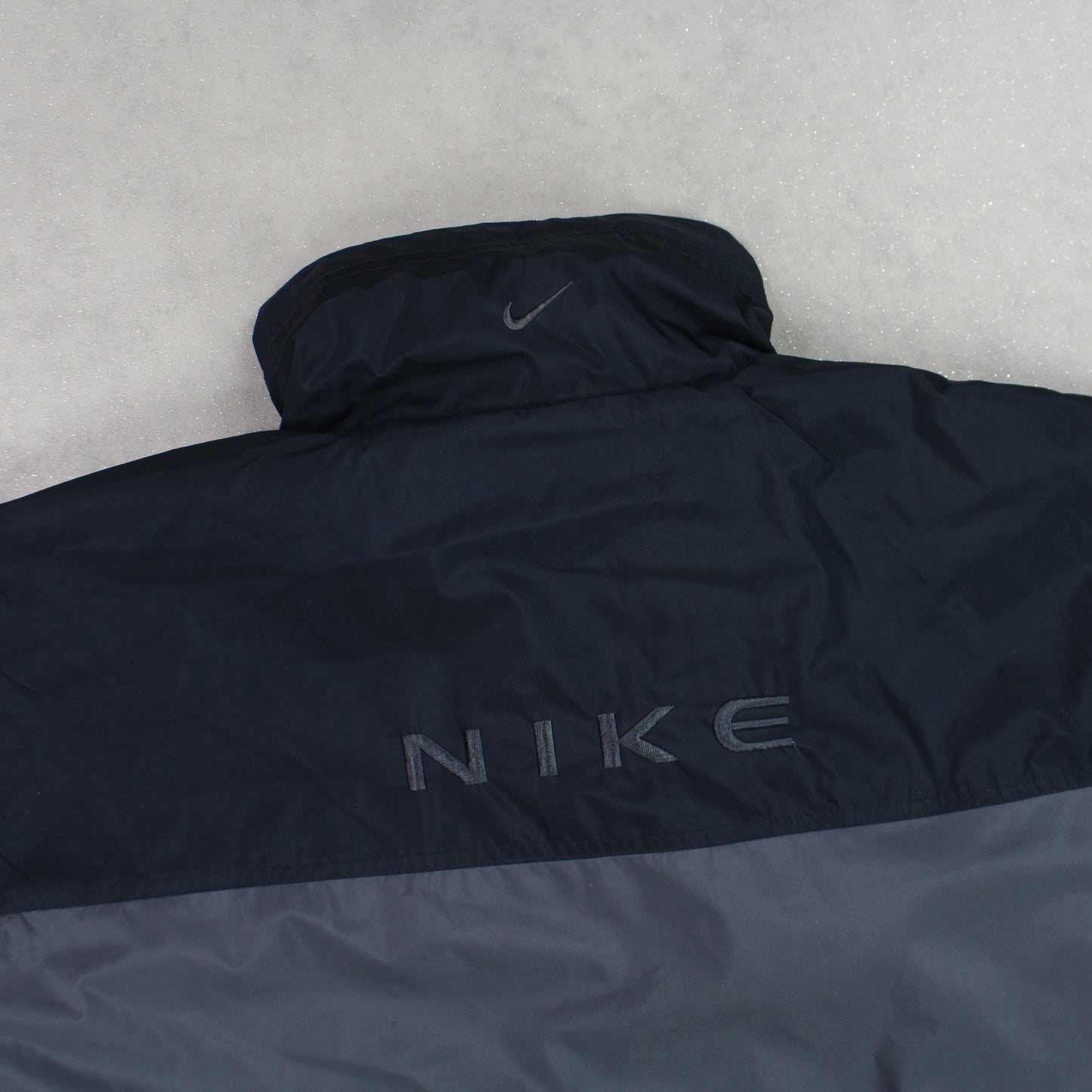 SUPER RARE 00s Vintage Nike Reversible Jacket Navy/Black - (XL)