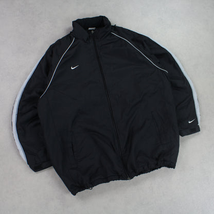 RARE 00s Nike Thick Jacket Black - (L)