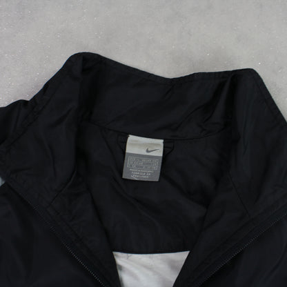 RARE 00s Nike Track Jacket Black - (XL)