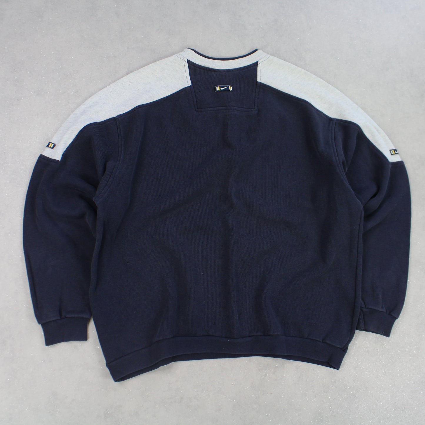 RARE Vintage 1990s Nike Swoosh Sweatshirt Navy - (L)