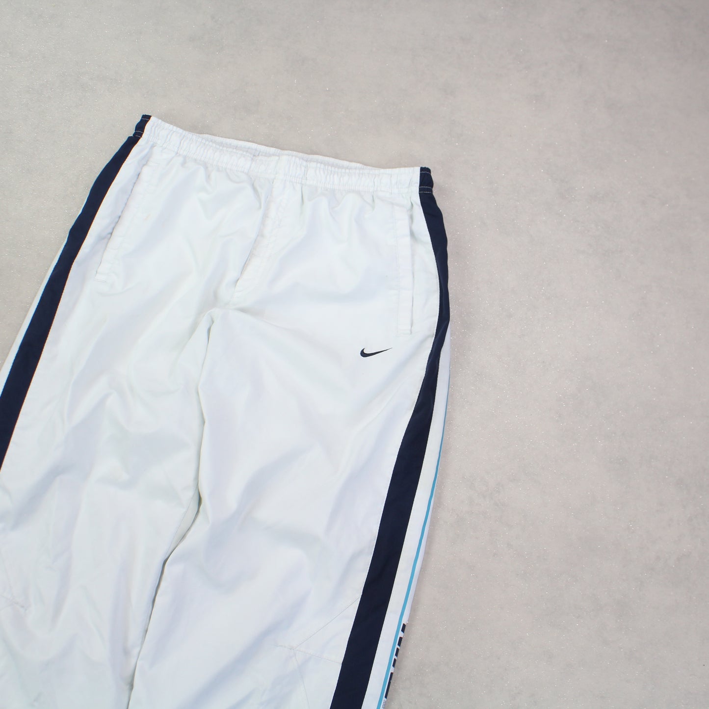 RARE 00s Nike Trackpants White - (S)