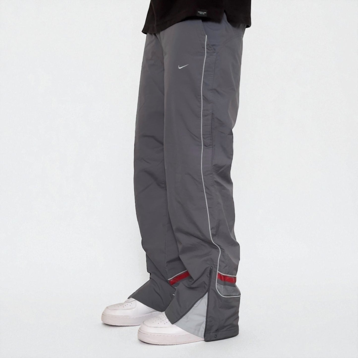 SELTENE Nike Trainingshose aus den 2000ern, Grau – (L)