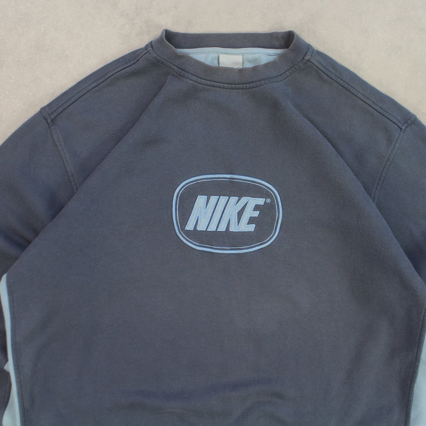 RARE 00s Nike Sweatshirt Blue - (XL)