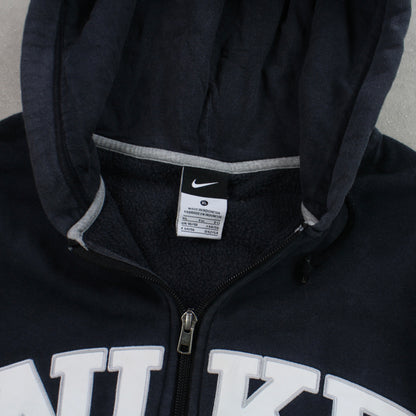 RARE Vintage 00s Nike Zip Up Hoodie Black - (L)