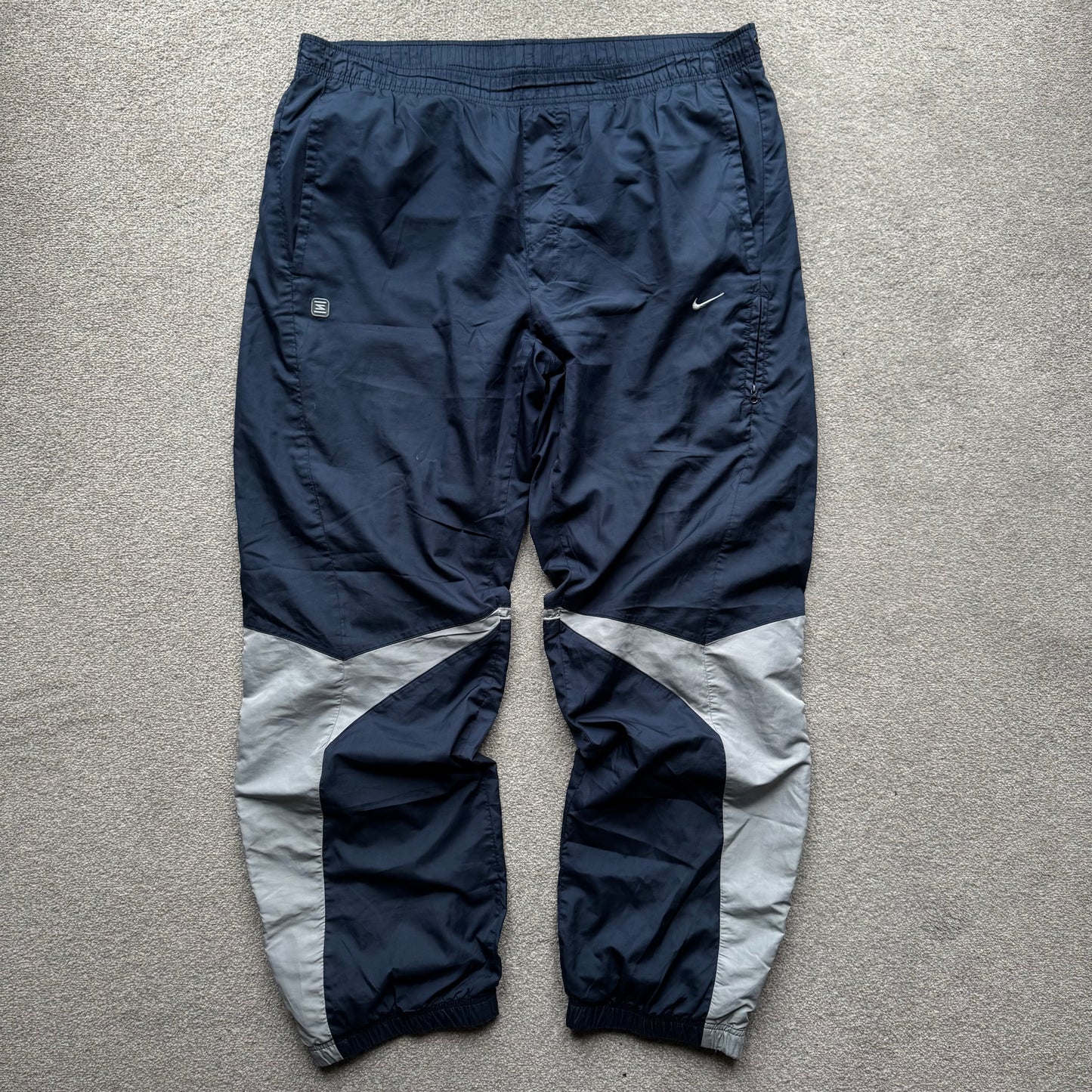 SUPER RARE 2000s Nike Shox Trackpants Navy - (XL)