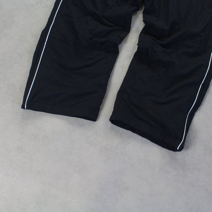 RARE 2000s Nike Short Leg Trackpants Black - (M)
